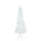 Northlight 7.5' Pencil White Glimmer Iridescent Spruce Artificial Christmas Tree, Unlit